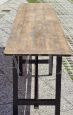 Large rustic table in solid fir