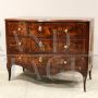 Antique Louis XV chest of drawers in walnut, 18th century Italy