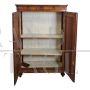 Antique wardrobe or pantry cabinet from the 19th century in walnut