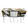 Four-color Murano glass sideboard with door and drawers