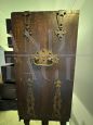 Antique military wardrobe from the 17th century