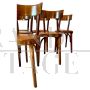 Set of six bistro chairs from the 1950s