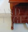 Antique English Davenport desk in mahogany with leather top