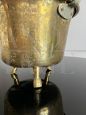 Brass cauldron vase, Italy 1940s