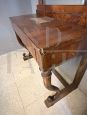 Large antique Empire console table with mirror