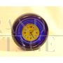 Vintage Polish glass clock Mera Poltik, 1960s-1970s