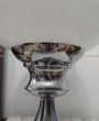 Vintage table lamp with chrome base