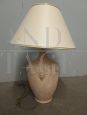 Vintage terracotta table lamp