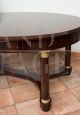 Antique French Empire style mahogany table with three extensions