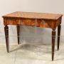 Antique 18th century desk or console table in inlaid walnut