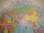 Political planisphere map of the world from 1980s