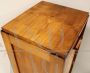 Vintage oak rolling shutter office filing cabinet