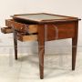 Antique desk from the Directoire era in walnut, 19th century Italy