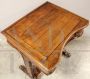 Antique desk table with lectern from the 19th century in walnut