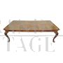 Antique style table or desk with leather top