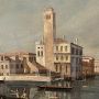 Francesco Tironi - pair of antique paintings from the 18th century with views of Venice