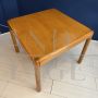 Square oak table from the 70s