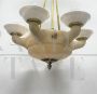 Original 1930s Volterra alabaster chandelier 