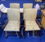 Set of four chairs by Pierre Balmain