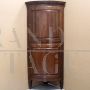 Antique rounded corner cupboard from the Louis XVI period, 18th century