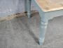 Large fir table in gray paint, 1950s                            