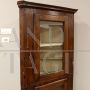 Antique cantonal display corner cupboard, 19th century Italy