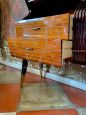 Design sideboard by Osvaldo Borsani in rosewood and mahogany