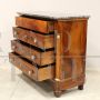 Small 19th century Empire chest of drawers in walnut