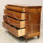 Antique capuchin dresser in walnut from the Louis Philippe era, 19th century Italy