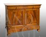 Antique French Louis Philippe Capuchin sideboard in solid walnut