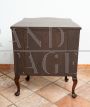 Antique Louis XIV Neapolitan chest of drawers in walnut briar