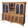 Large double body library bookcase in antique style