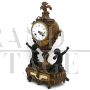 Antique Napoleon III gilt bronze clock - 19th century