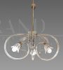 Barovier & Toso chandelier in Murano glass with three lights