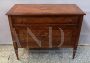 Antique Lombard chest of drawers from the late 19th century, restored