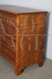 Antique Tuscan chest of drawers from the mid-19th century in poor art