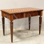 Antique 18th century desk or console table in inlaid walnut