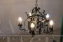 Antique style wrought iron chandelier with 5 lights