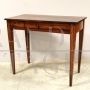 Directoire console table desk from Italy 18th century in walnut