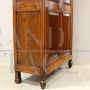 Antique Louis Philippe Capuchin wardrobe or cupboard in walnut, 19th century Italy