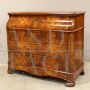 Antique Louis Philippe chest of drawers in walnut from the 19th century