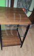 Anonima Castelli coffee table tv cabinet in wood and glass, 1960s