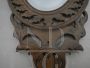 Antique bedroom mirror with handle, late 19th century