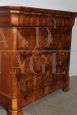 Antique Louis Philippe Capuchin chest of drawers in walnut briar