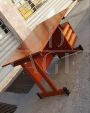 Vintage Italian teak desk with chest of drawers, 1960s