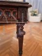 Finely carved antique style coffee table with two drawers