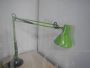 Industrial desk lamp designed by Emmedi in green metal, 1970s