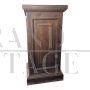 Plinth column or base for statue in walnut wood, 1930s