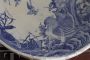 Large antique Japanese porcelain plate from the Meiji period