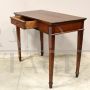 Antique Empire desk, side table or console in walnut and cherry, 19th century Italy